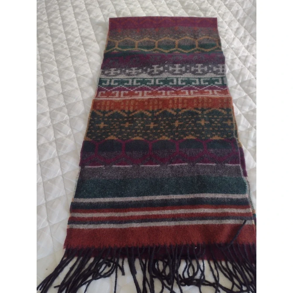 Vtg Aeropostale Compagine Generale Scarf Patterned Aztec 90s Y2k Grunge Street